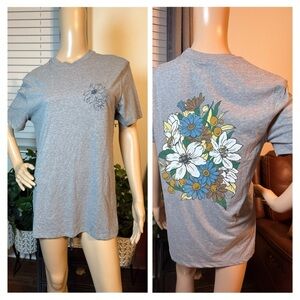 Goodfellow & Co Gray Floral Graphic Tee (NWOT)UNISEX